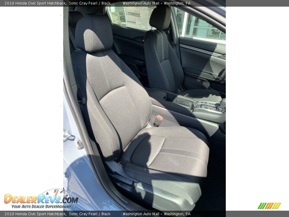 2019 Honda Civic Sport Hatchback Sonic Gray Pearl / Black Photo #27