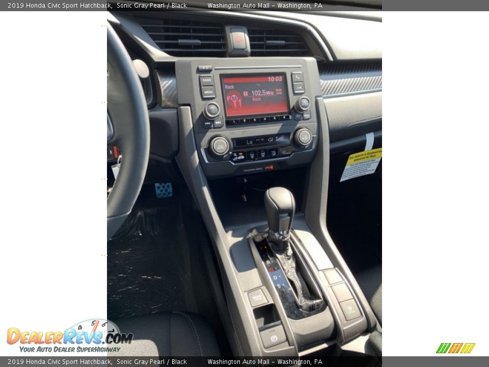 2019 Honda Civic Sport Hatchback Sonic Gray Pearl / Black Photo #31