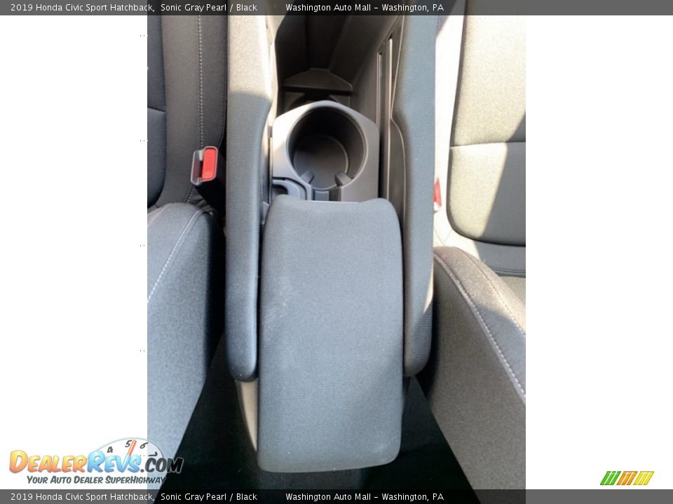 2019 Honda Civic Sport Hatchback Sonic Gray Pearl / Black Photo #34