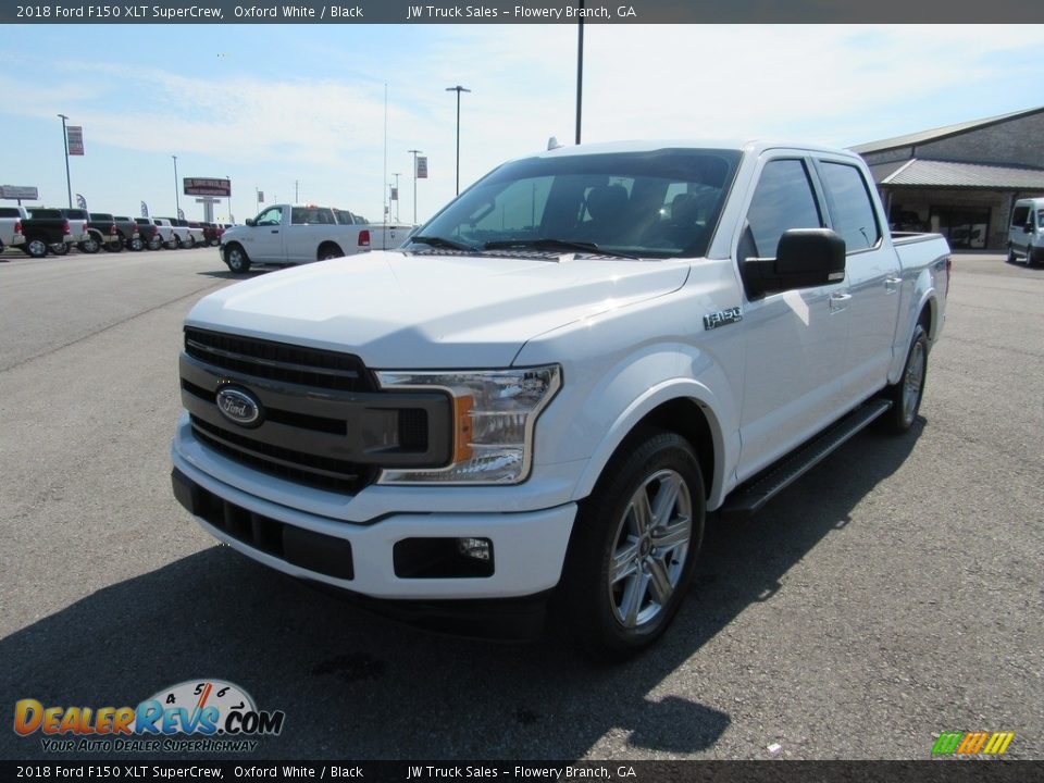 2018 Ford F150 XLT SuperCrew Oxford White / Black Photo #1