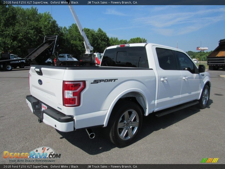 2018 Ford F150 XLT SuperCrew Oxford White / Black Photo #5