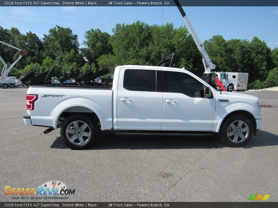 2018 Ford F150 XLT SuperCrew Oxford White / Black Photo #6