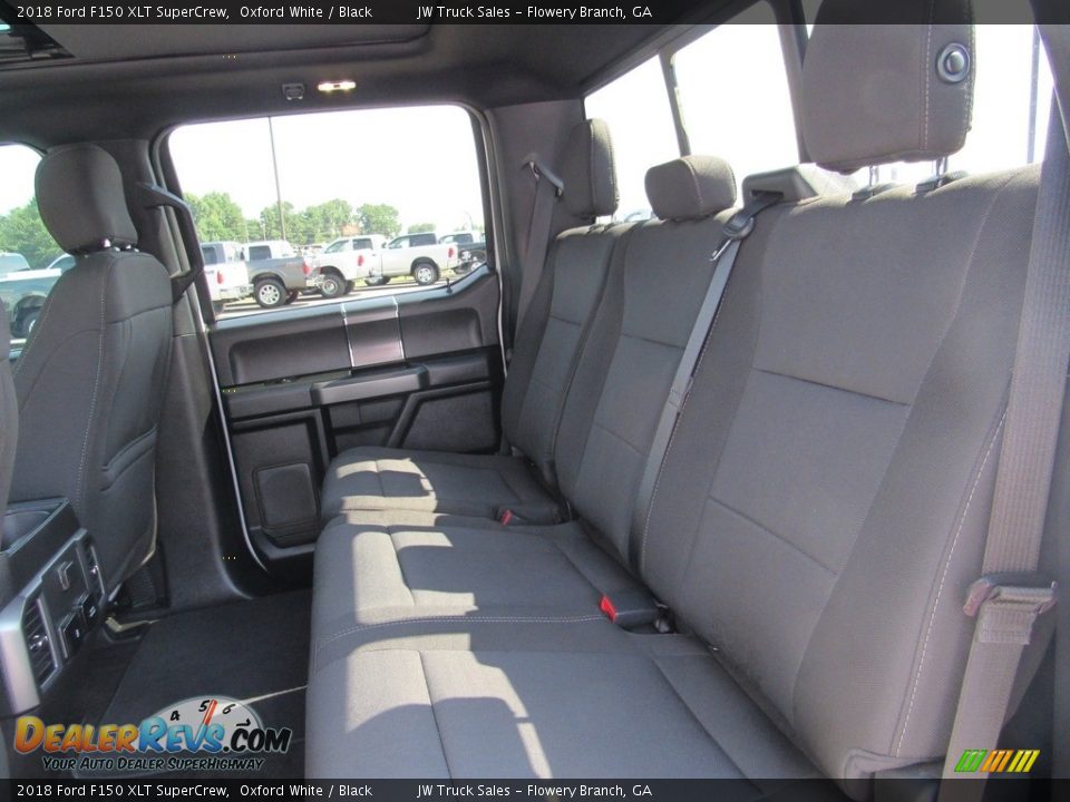 2018 Ford F150 XLT SuperCrew Oxford White / Black Photo #25