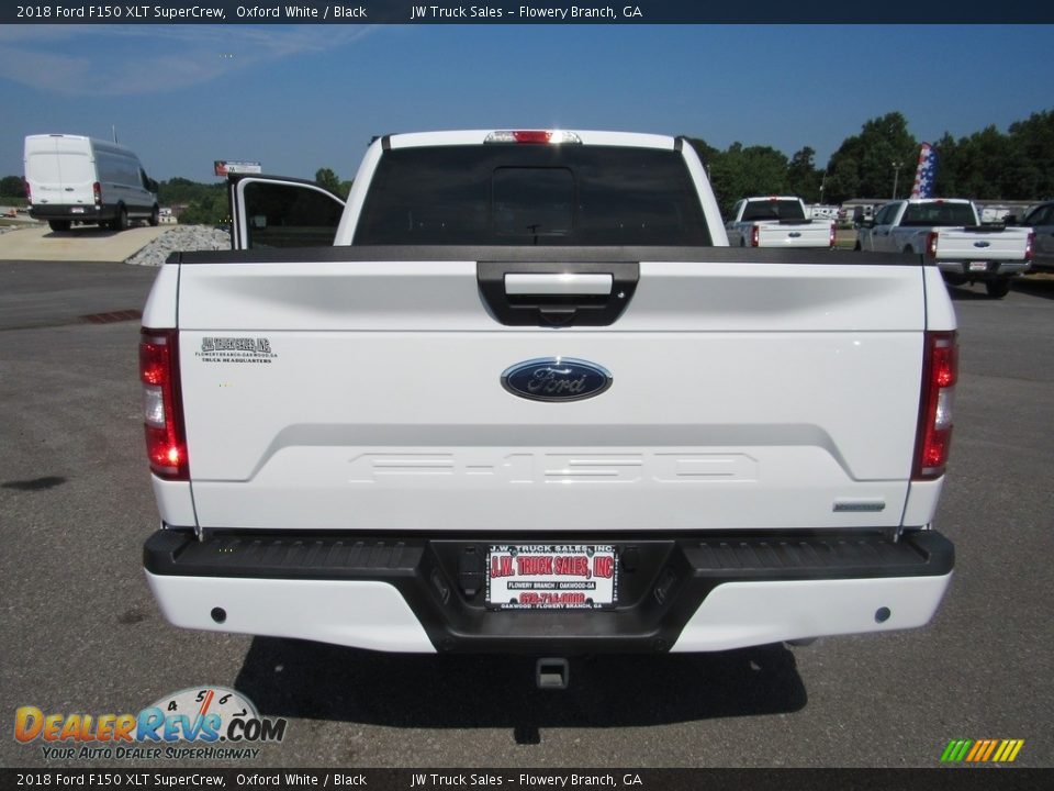 2018 Ford F150 XLT SuperCrew Oxford White / Black Photo #31