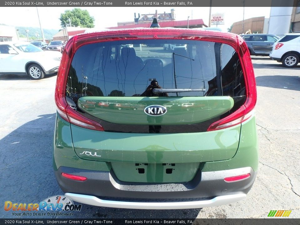 2020 Kia Soul X-Line Undercover Green / Gray Two-Tone Photo #3
