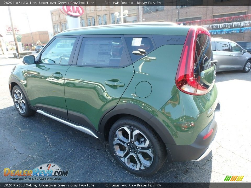 2020 Kia Soul X-Line Undercover Green / Gray Two-Tone Photo #5