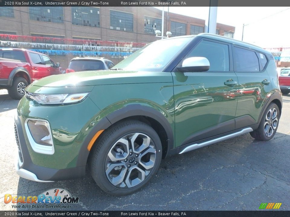 Undercover Green 2020 Kia Soul X-Line Photo #7