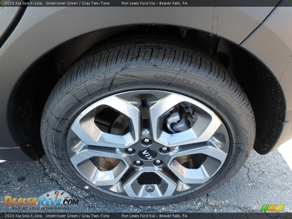 2020 Kia Soul X-Line Undercover Green / Gray Two-Tone Photo #10