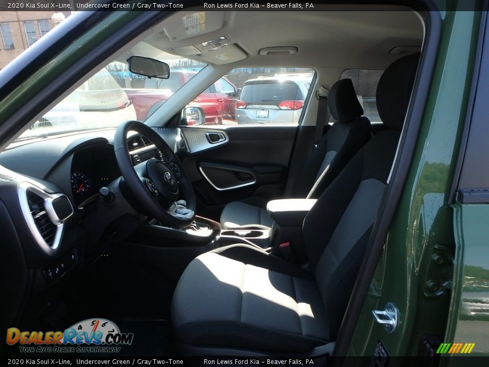 2020 Kia Soul X-Line Undercover Green / Gray Two-Tone Photo #11