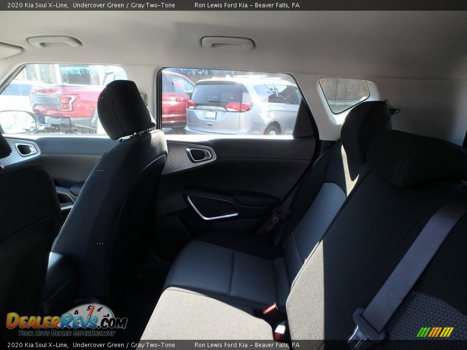 2020 Kia Soul X-Line Undercover Green / Gray Two-Tone Photo #12