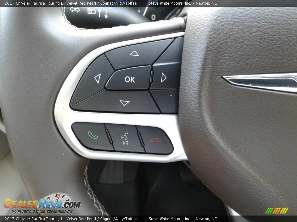 2017 Chrysler Pacifica Touring L Velvet Red Pearl / Cognac/Alloy/Toffee Photo #21