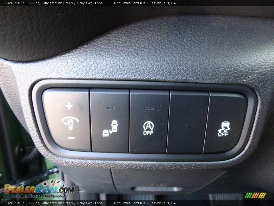2020 Kia Soul X-Line Undercover Green / Gray Two-Tone Photo #17