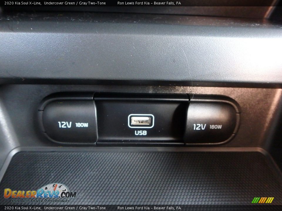 2020 Kia Soul X-Line Undercover Green / Gray Two-Tone Photo #19