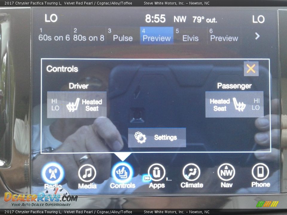 2017 Chrysler Pacifica Touring L Velvet Red Pearl / Cognac/Alloy/Toffee Photo #27