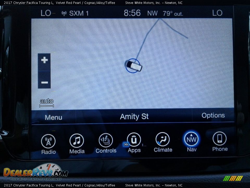 2017 Chrysler Pacifica Touring L Velvet Red Pearl / Cognac/Alloy/Toffee Photo #28