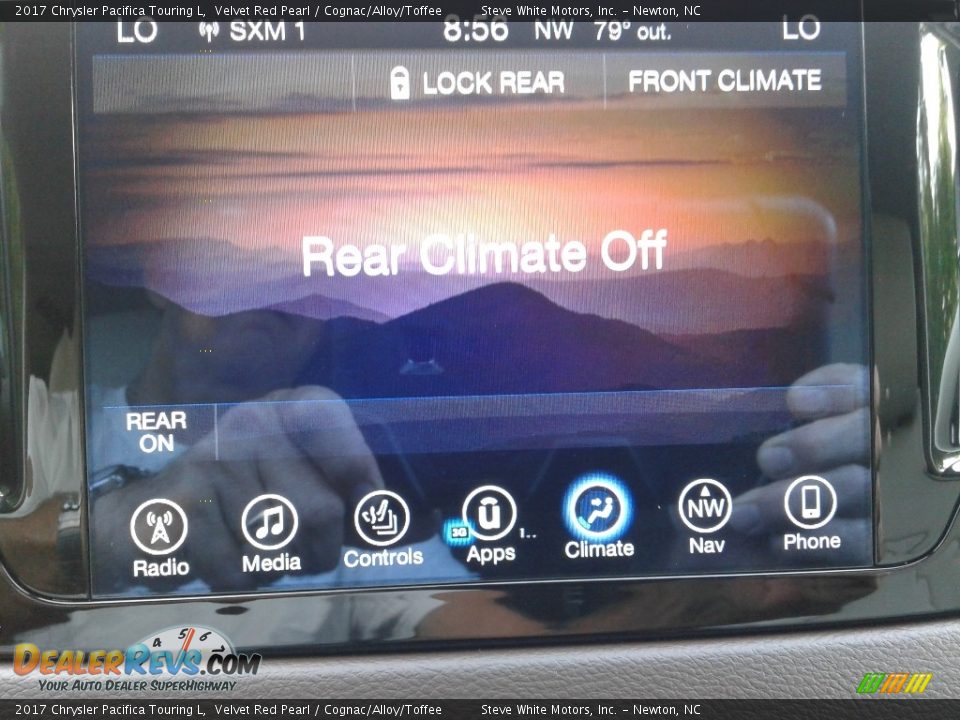 2017 Chrysler Pacifica Touring L Velvet Red Pearl / Cognac/Alloy/Toffee Photo #30