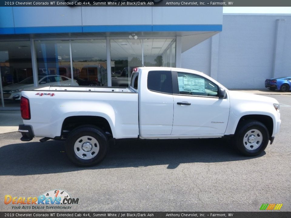 2019 Chevrolet Colorado WT Extended Cab 4x4 Summit White / Jet Black/Dark Ash Photo #3