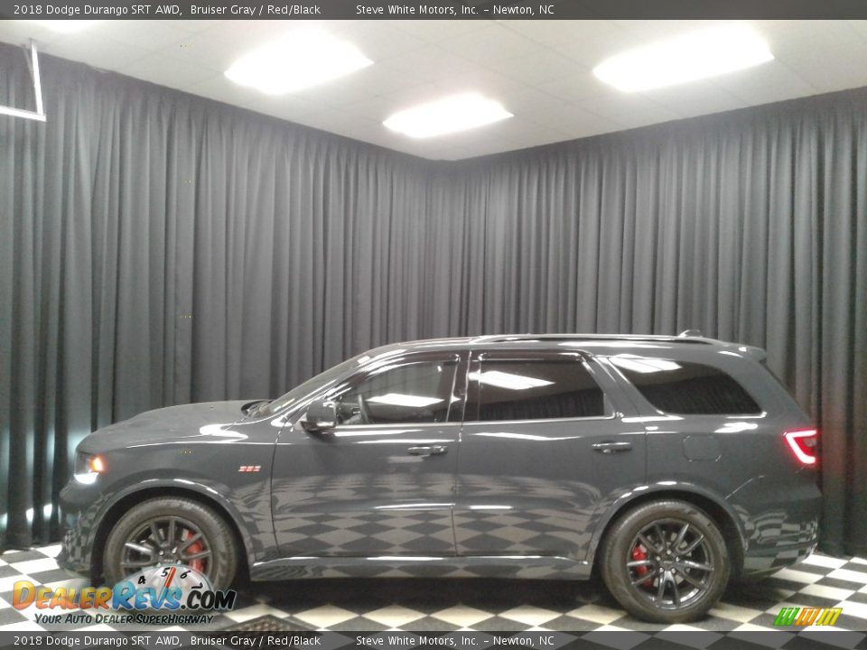 2018 Dodge Durango SRT AWD Bruiser Gray / Red/Black Photo #1