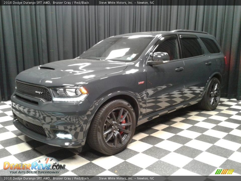 2018 Dodge Durango SRT AWD Bruiser Gray / Red/Black Photo #2