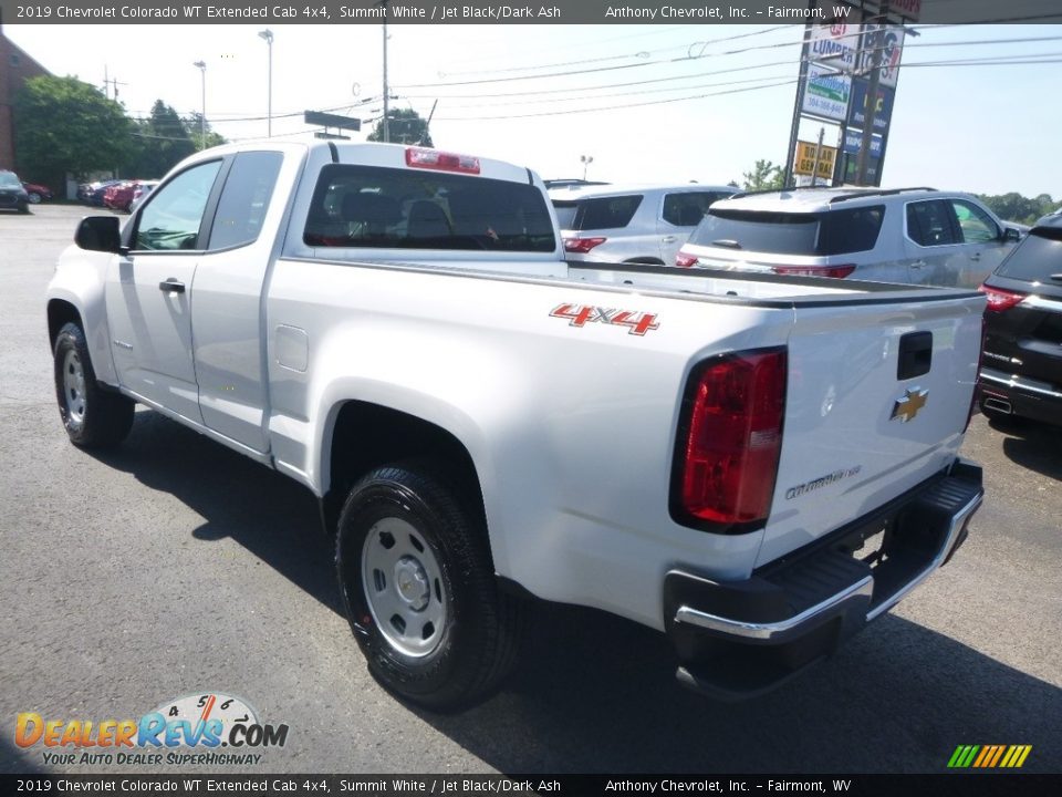 2019 Chevrolet Colorado WT Extended Cab 4x4 Summit White / Jet Black/Dark Ash Photo #6