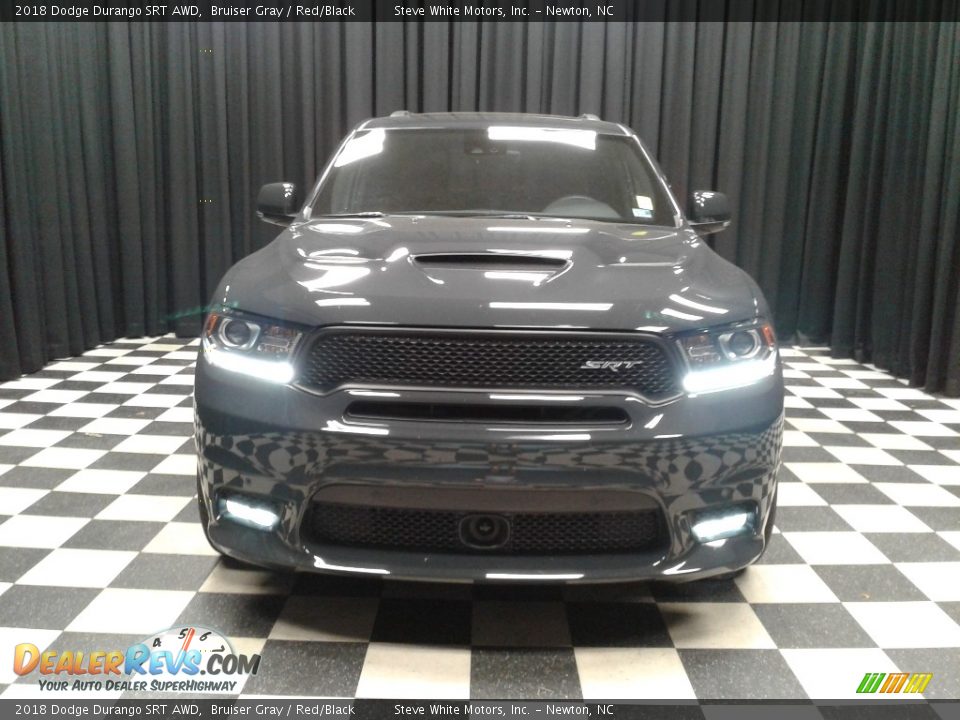 2018 Dodge Durango SRT AWD Bruiser Gray / Red/Black Photo #3
