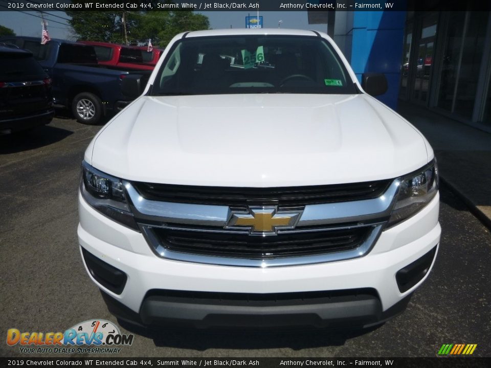 2019 Chevrolet Colorado WT Extended Cab 4x4 Summit White / Jet Black/Dark Ash Photo #8