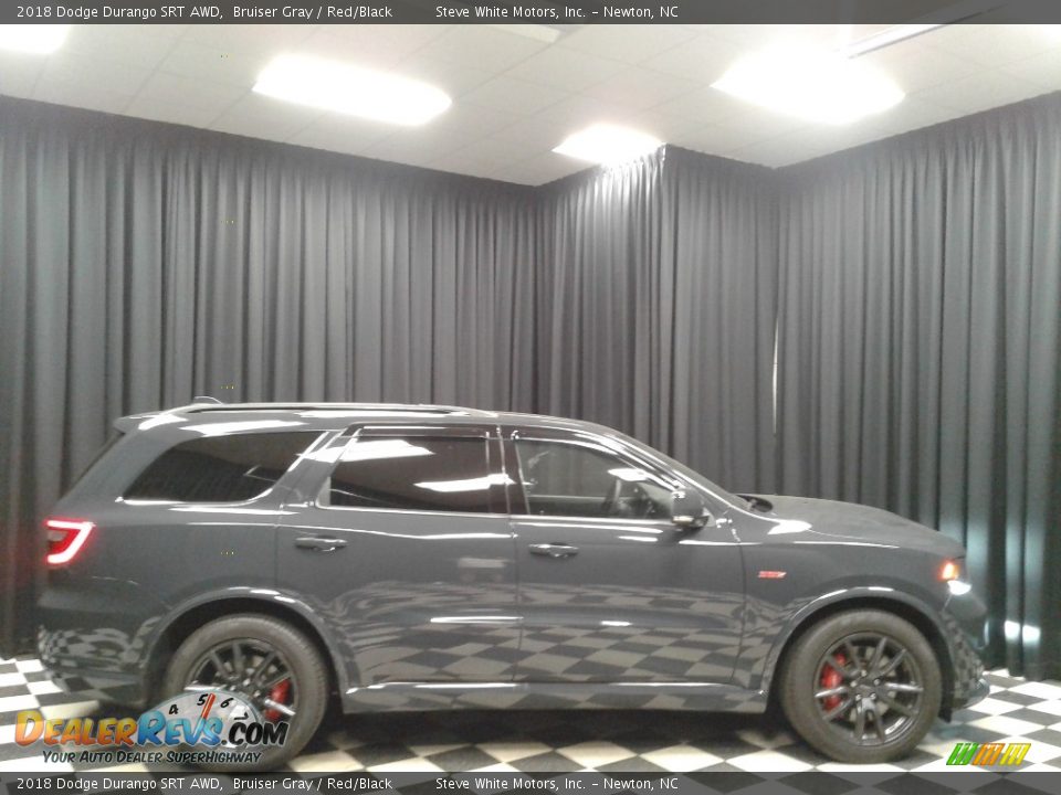 2018 Dodge Durango SRT AWD Bruiser Gray / Red/Black Photo #5