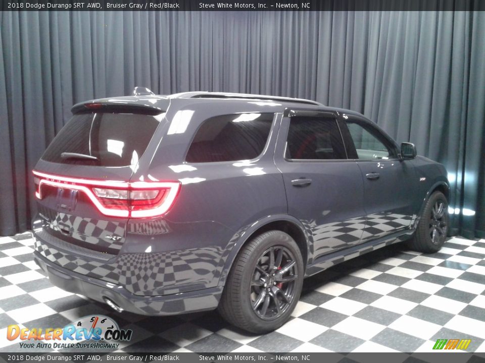 2018 Dodge Durango SRT AWD Bruiser Gray / Red/Black Photo #6