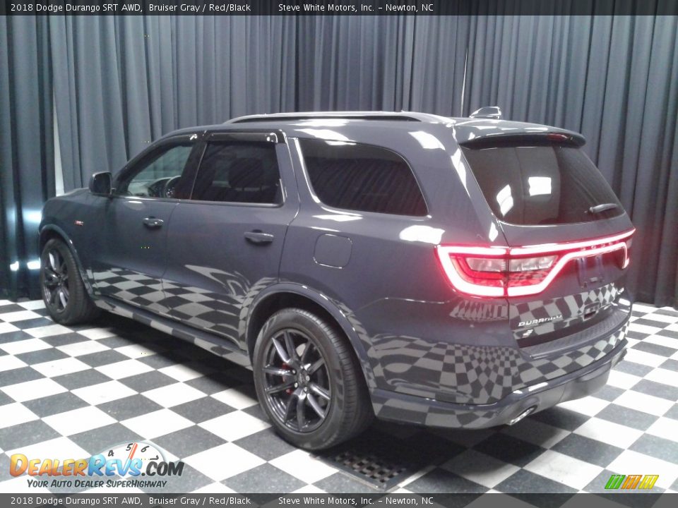 2018 Dodge Durango SRT AWD Bruiser Gray / Red/Black Photo #8