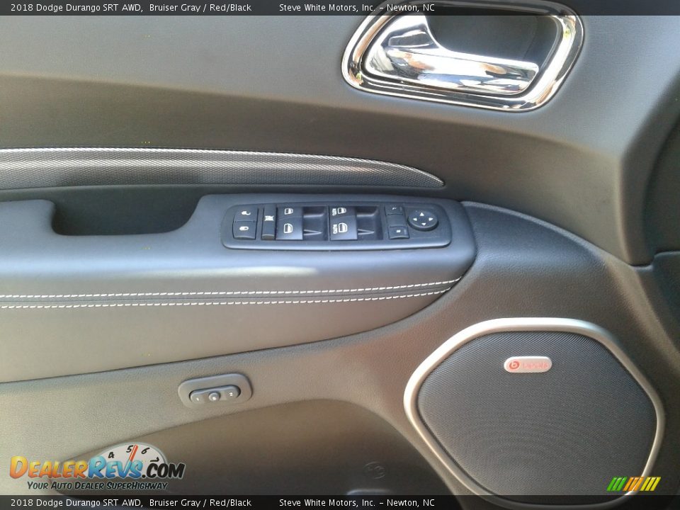 2018 Dodge Durango SRT AWD Bruiser Gray / Red/Black Photo #9
