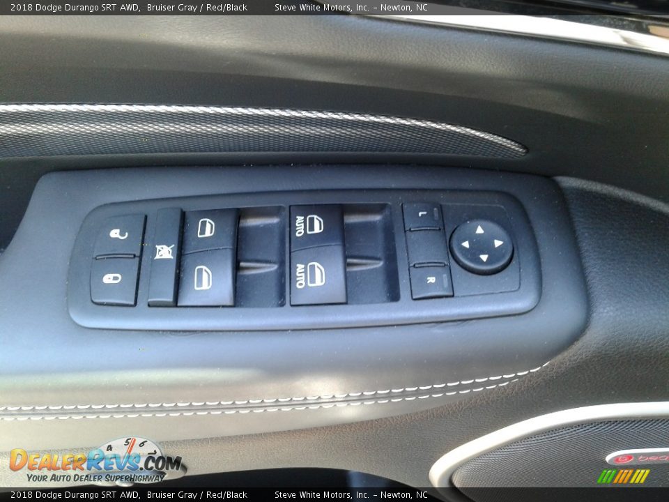 2018 Dodge Durango SRT AWD Bruiser Gray / Red/Black Photo #10