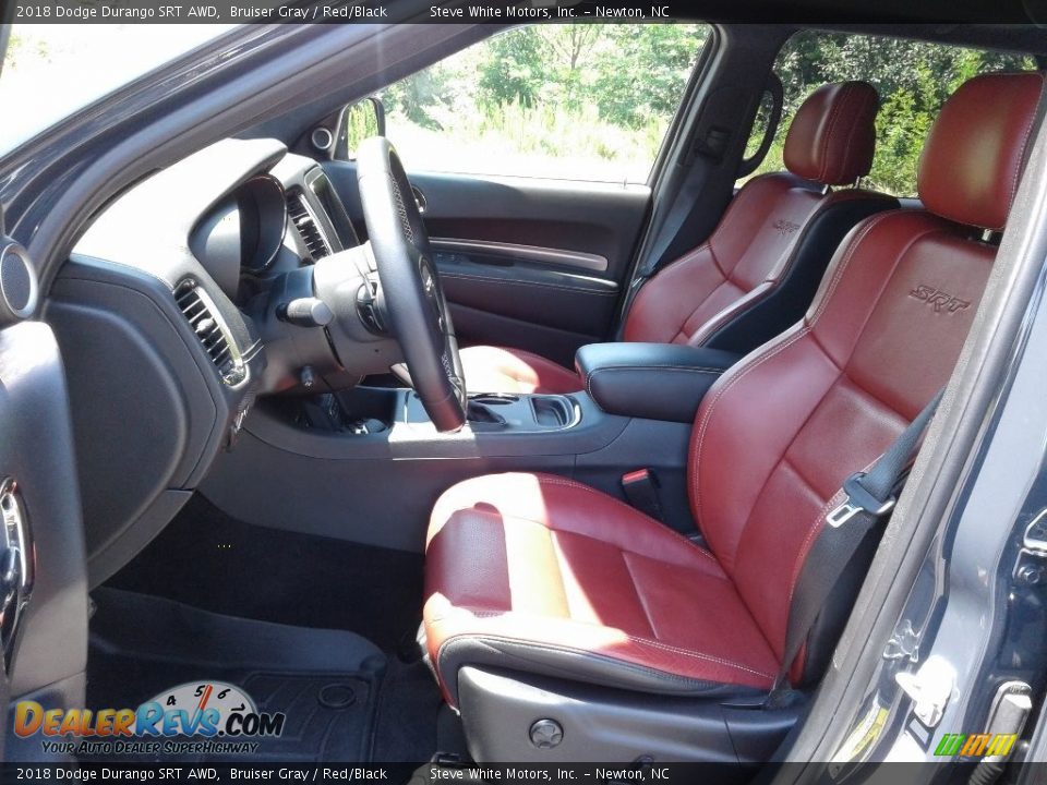 2018 Dodge Durango SRT AWD Bruiser Gray / Red/Black Photo #11