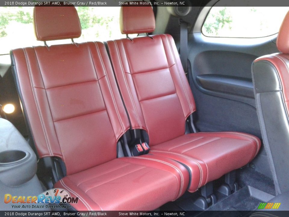 2018 Dodge Durango SRT AWD Bruiser Gray / Red/Black Photo #16