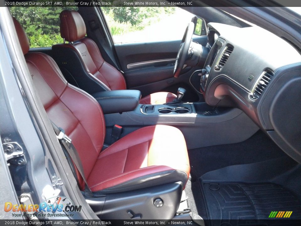 2018 Dodge Durango SRT AWD Bruiser Gray / Red/Black Photo #18
