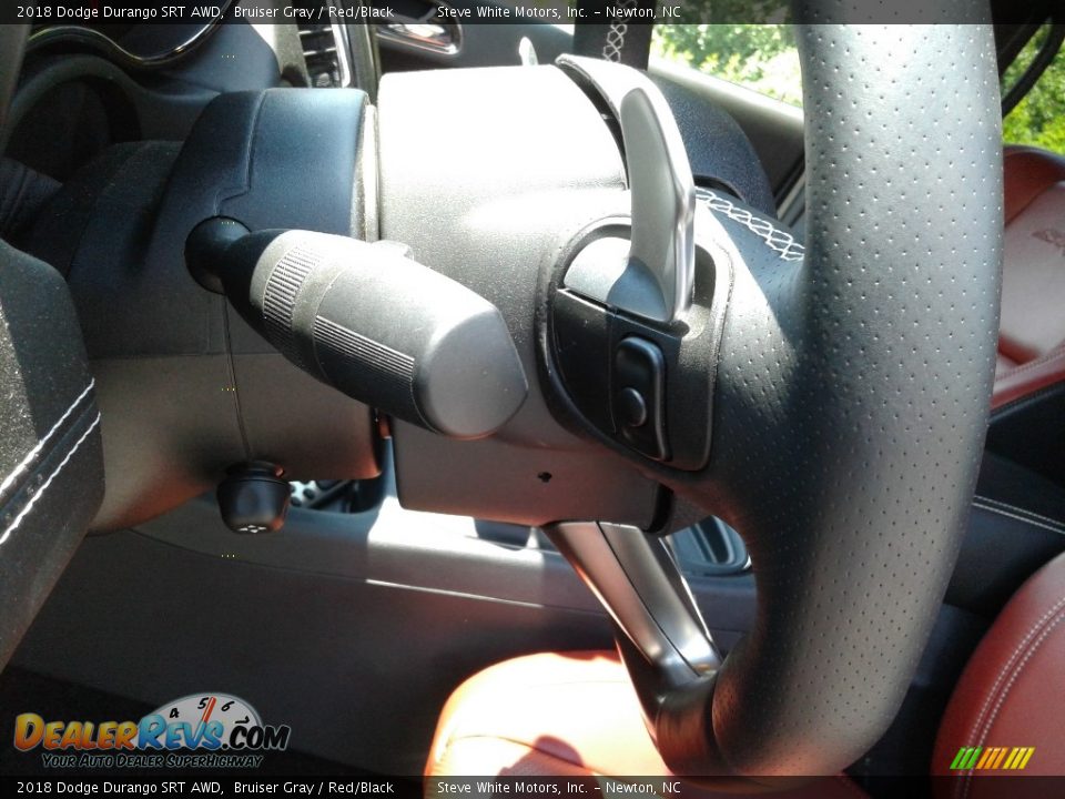 2018 Dodge Durango SRT AWD Bruiser Gray / Red/Black Photo #19