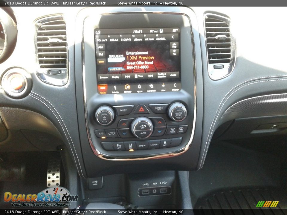 2018 Dodge Durango SRT AWD Bruiser Gray / Red/Black Photo #23