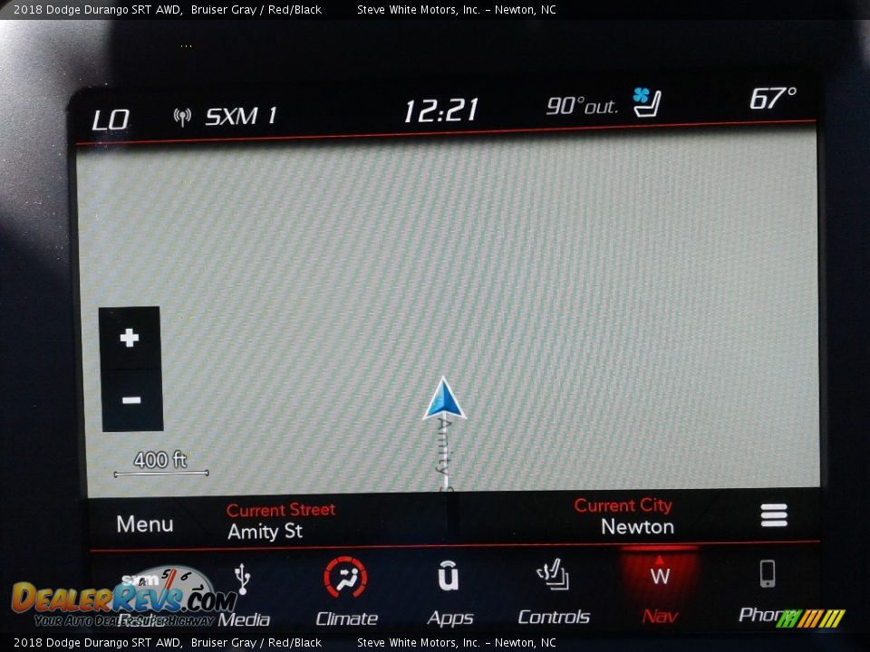 2018 Dodge Durango SRT AWD Bruiser Gray / Red/Black Photo #26