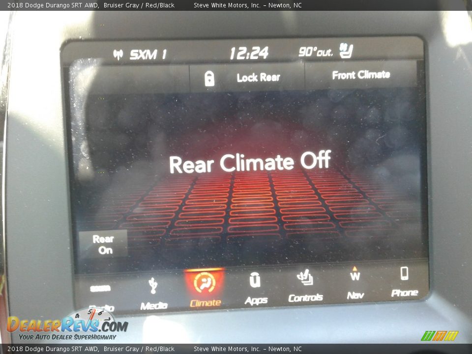 2018 Dodge Durango SRT AWD Bruiser Gray / Red/Black Photo #28