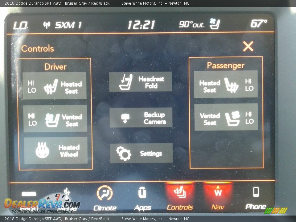 2018 Dodge Durango SRT AWD Bruiser Gray / Red/Black Photo #29