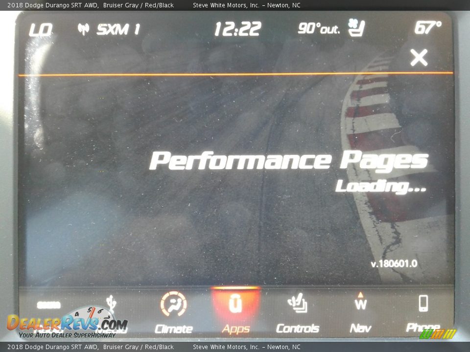 2018 Dodge Durango SRT AWD Bruiser Gray / Red/Black Photo #31