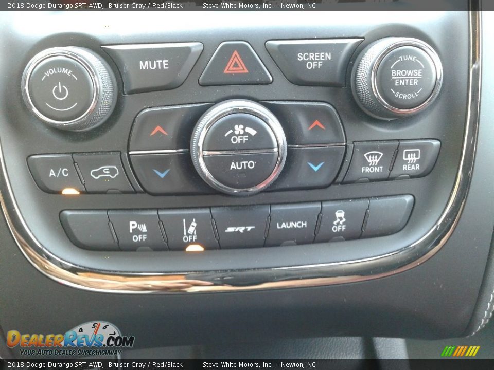 2018 Dodge Durango SRT AWD Bruiser Gray / Red/Black Photo #34