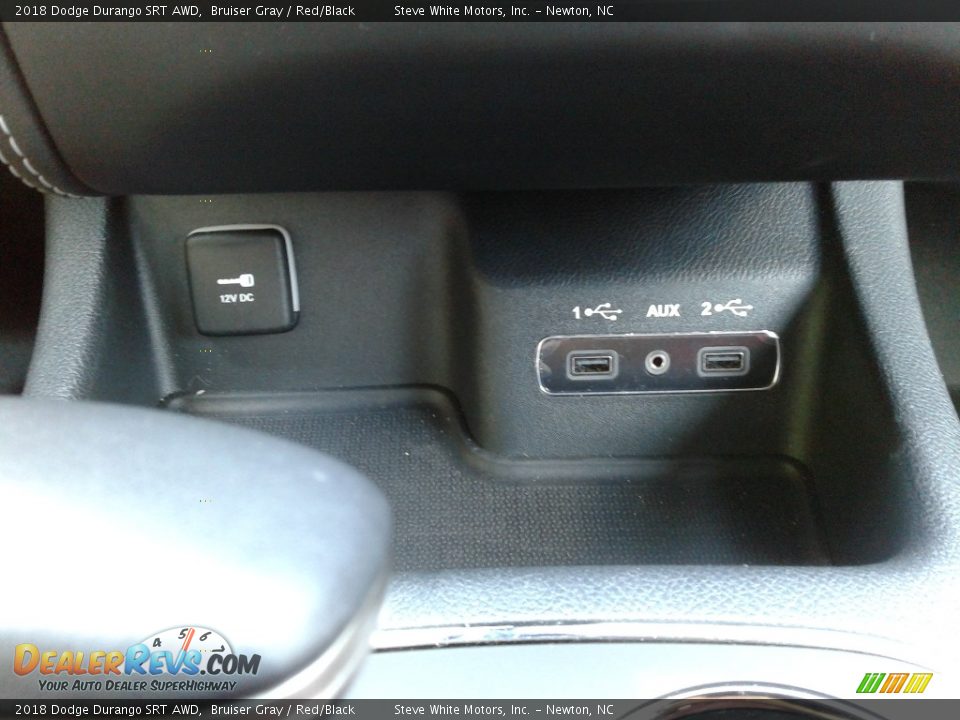 2018 Dodge Durango SRT AWD Bruiser Gray / Red/Black Photo #35