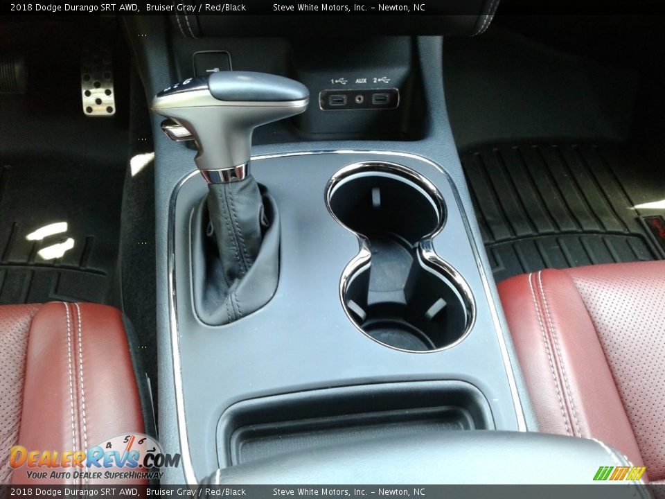 2018 Dodge Durango SRT AWD Bruiser Gray / Red/Black Photo #36