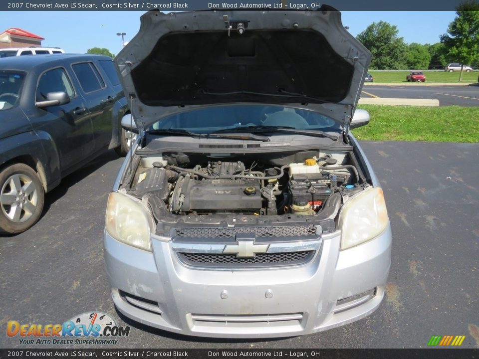 2007 Chevrolet Aveo LS Sedan Cosmic Silver / Charcoal Black Photo #5