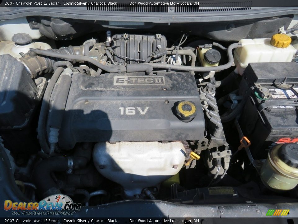 2007 Chevrolet Aveo LS Sedan Cosmic Silver / Charcoal Black Photo #6