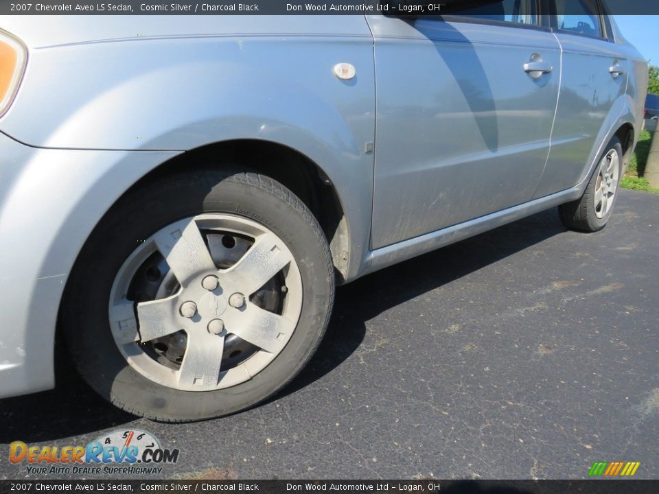 2007 Chevrolet Aveo LS Sedan Cosmic Silver / Charcoal Black Photo #8