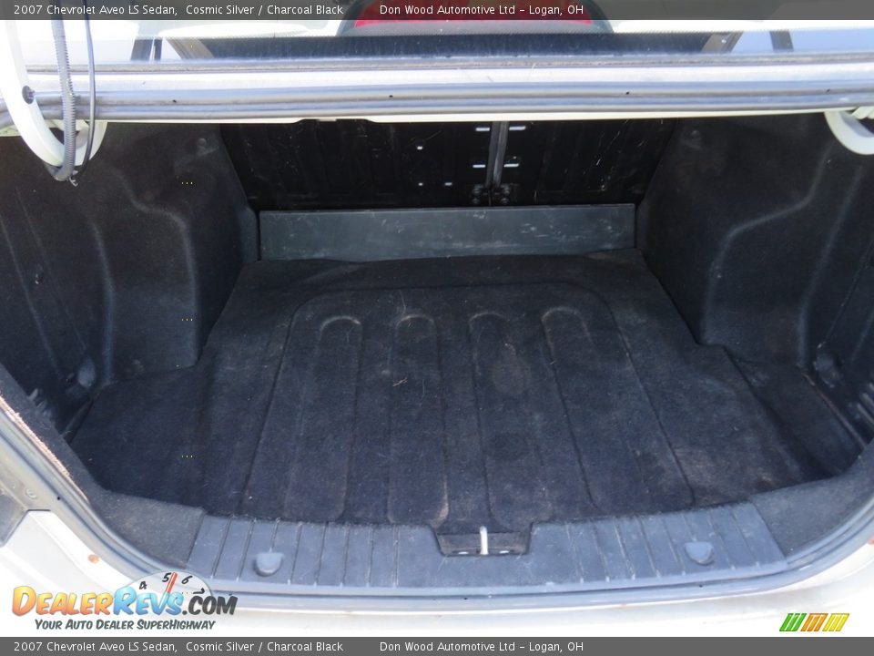 2007 Chevrolet Aveo LS Sedan Cosmic Silver / Charcoal Black Photo #12