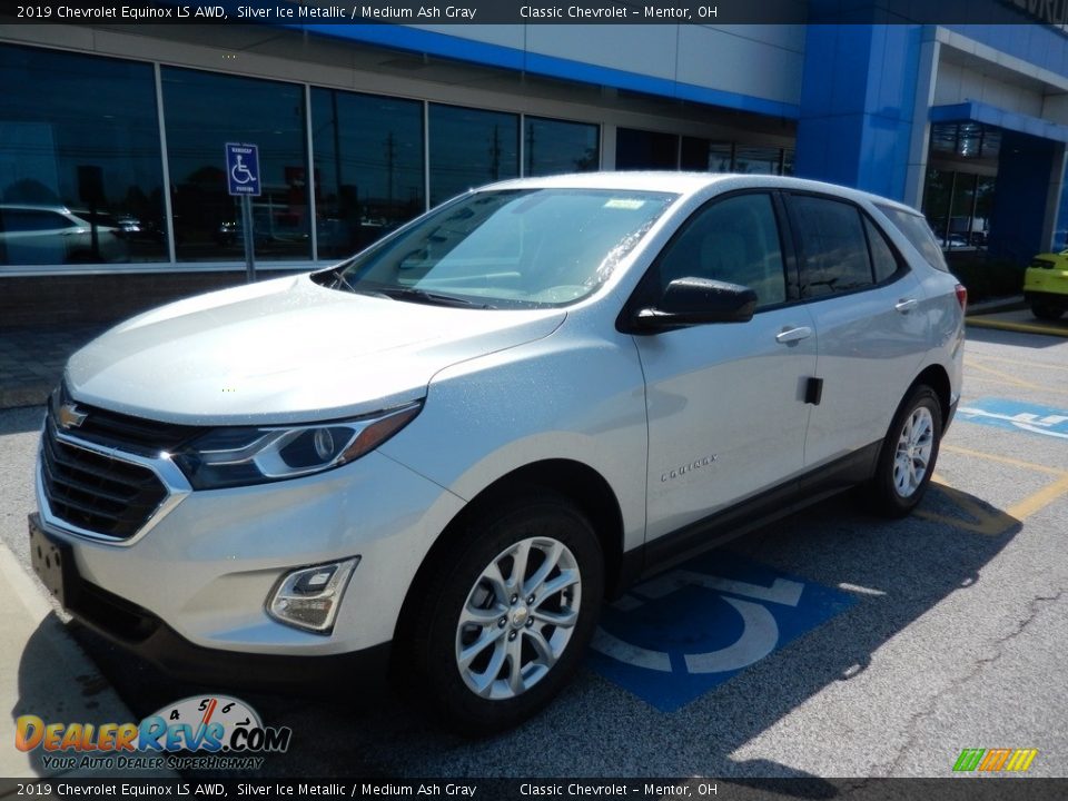 2019 Chevrolet Equinox LS AWD Silver Ice Metallic / Medium Ash Gray Photo #1