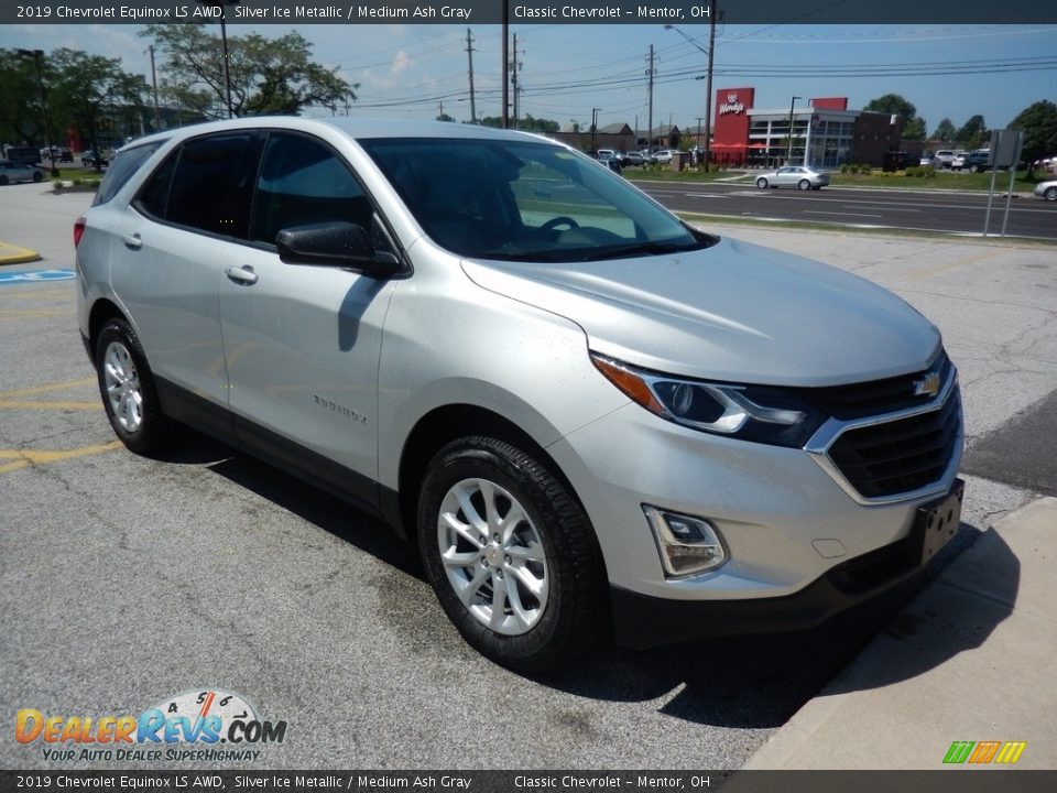 2019 Chevrolet Equinox LS AWD Silver Ice Metallic / Medium Ash Gray Photo #3