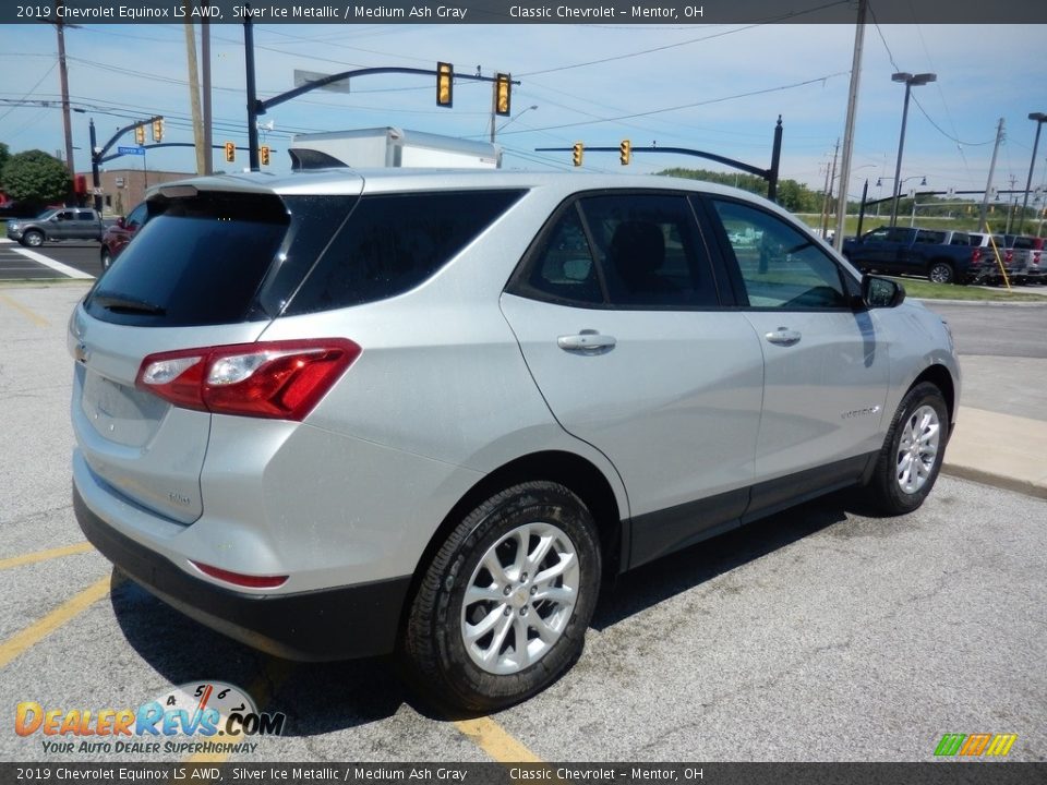 2019 Chevrolet Equinox LS AWD Silver Ice Metallic / Medium Ash Gray Photo #4